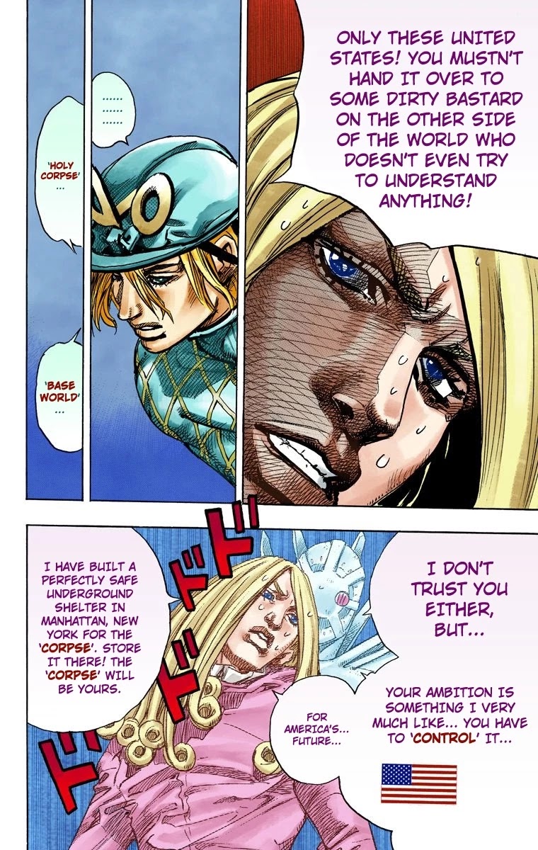 JoJo's Bizarre Adventure Part 7 - Steel Ball Run (Official Colored) chapter 91 page 9