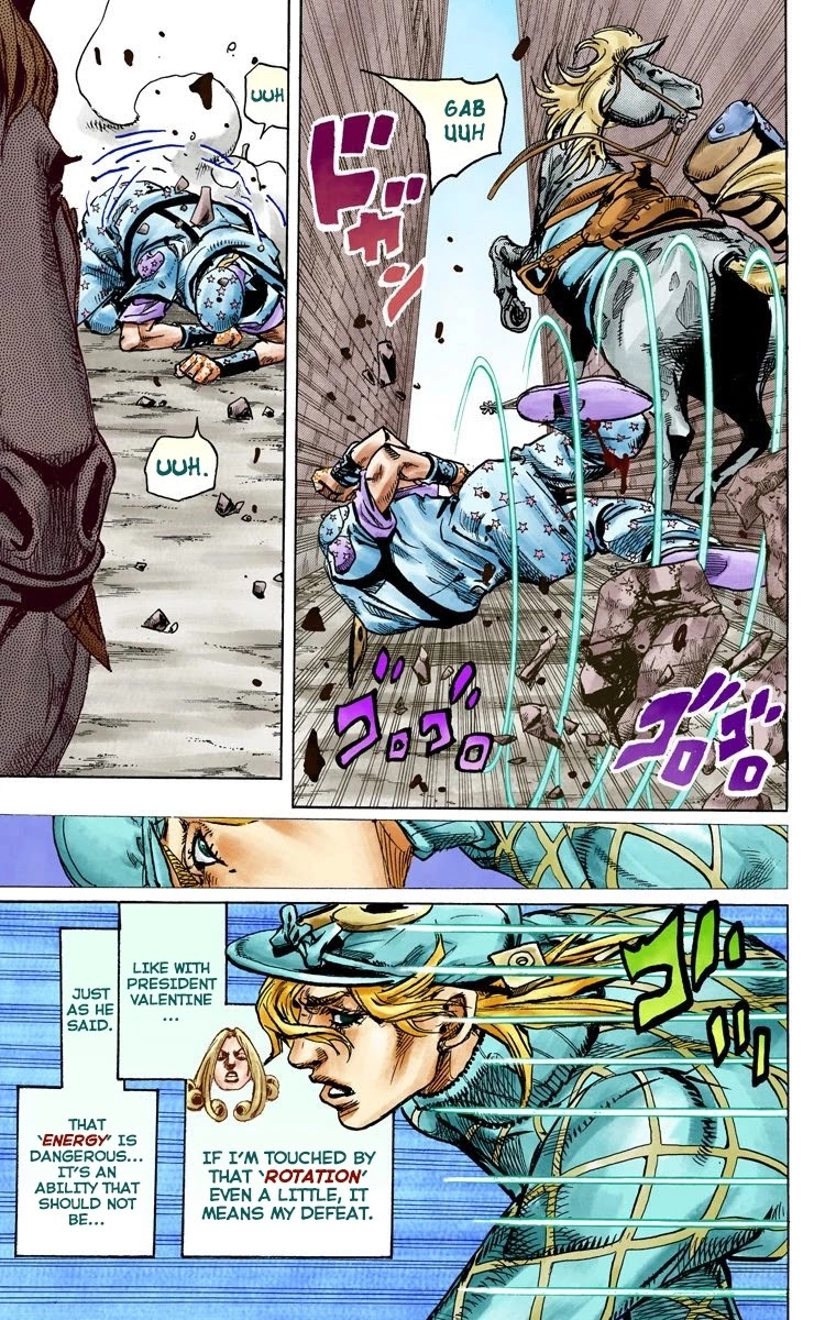 JoJo's Bizarre Adventure Part 7 - Steel Ball Run (Official Colored) chapter 92 page 12