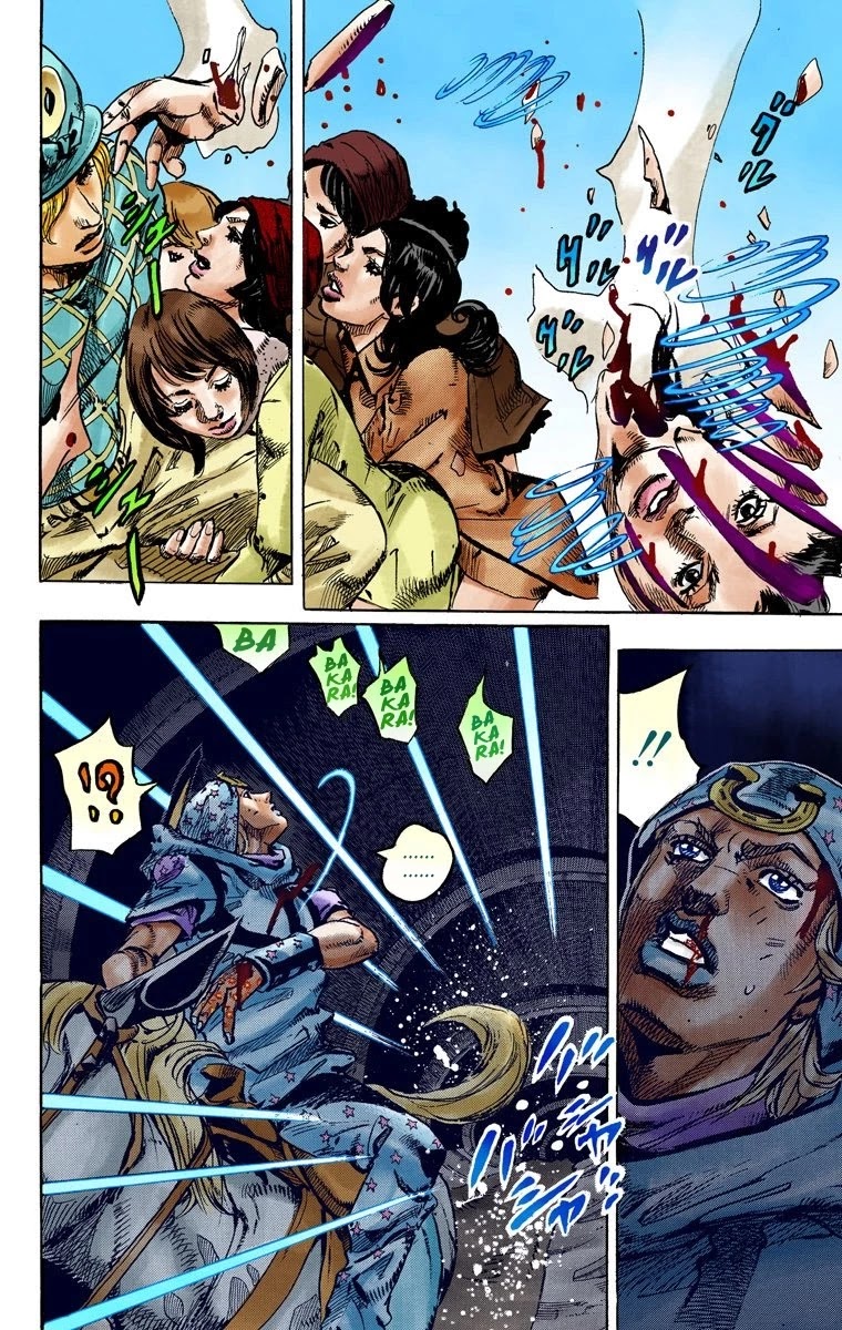 JoJo's Bizarre Adventure Part 7 - Steel Ball Run (Official Colored) chapter 93 page 13