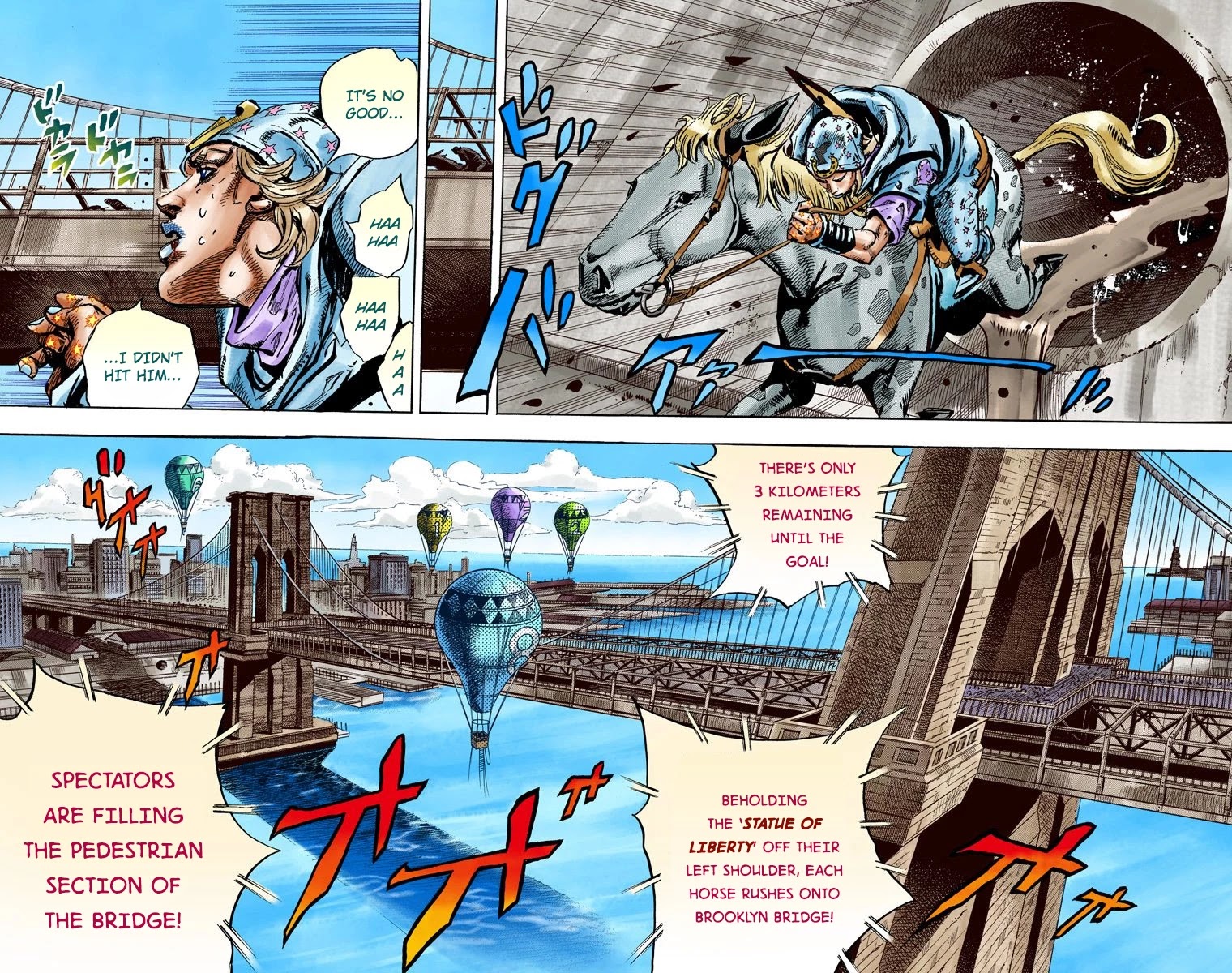 JoJo's Bizarre Adventure Part 7 - Steel Ball Run (Official Colored) chapter 93 page 15