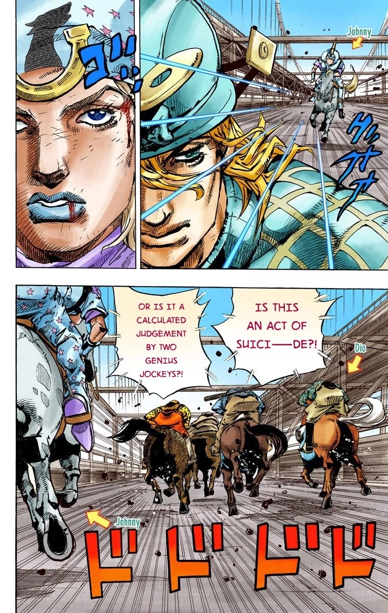 JoJo's Bizarre Adventure Part 7 - Steel Ball Run (Official Colored) chapter 93 page 19