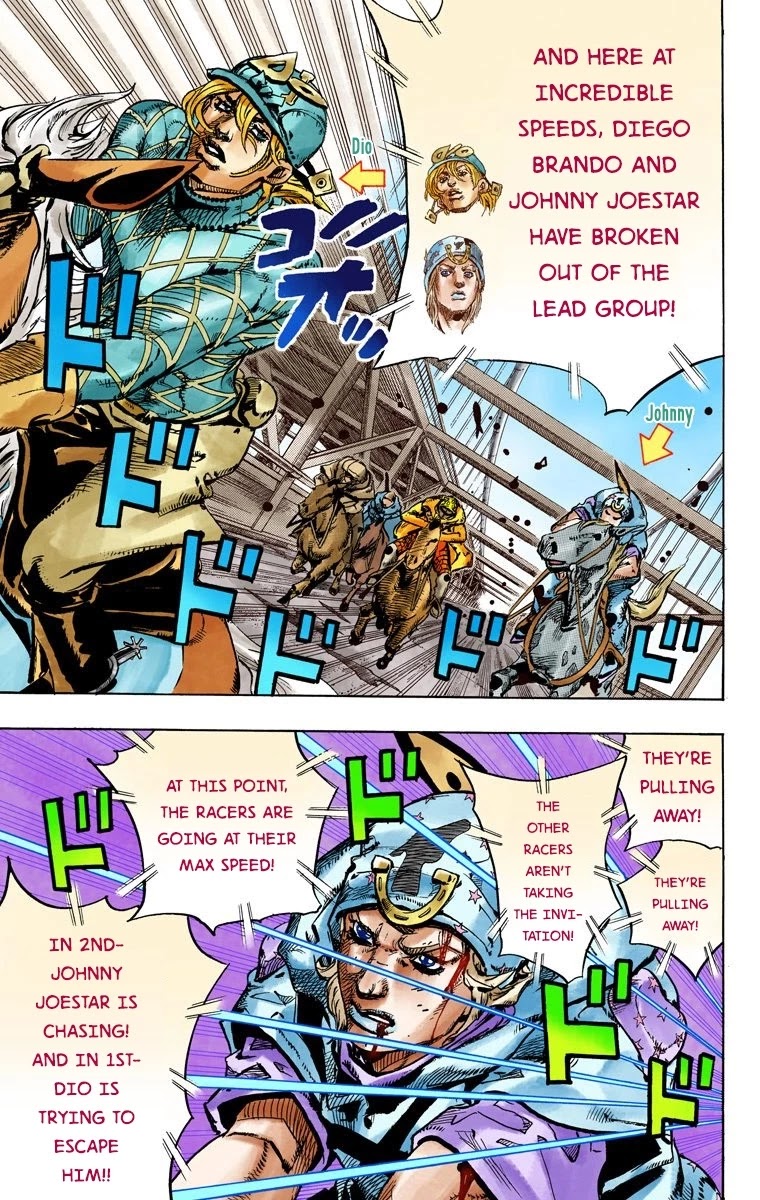 JoJo's Bizarre Adventure Part 7 - Steel Ball Run (Official Colored) chapter 93 page 20