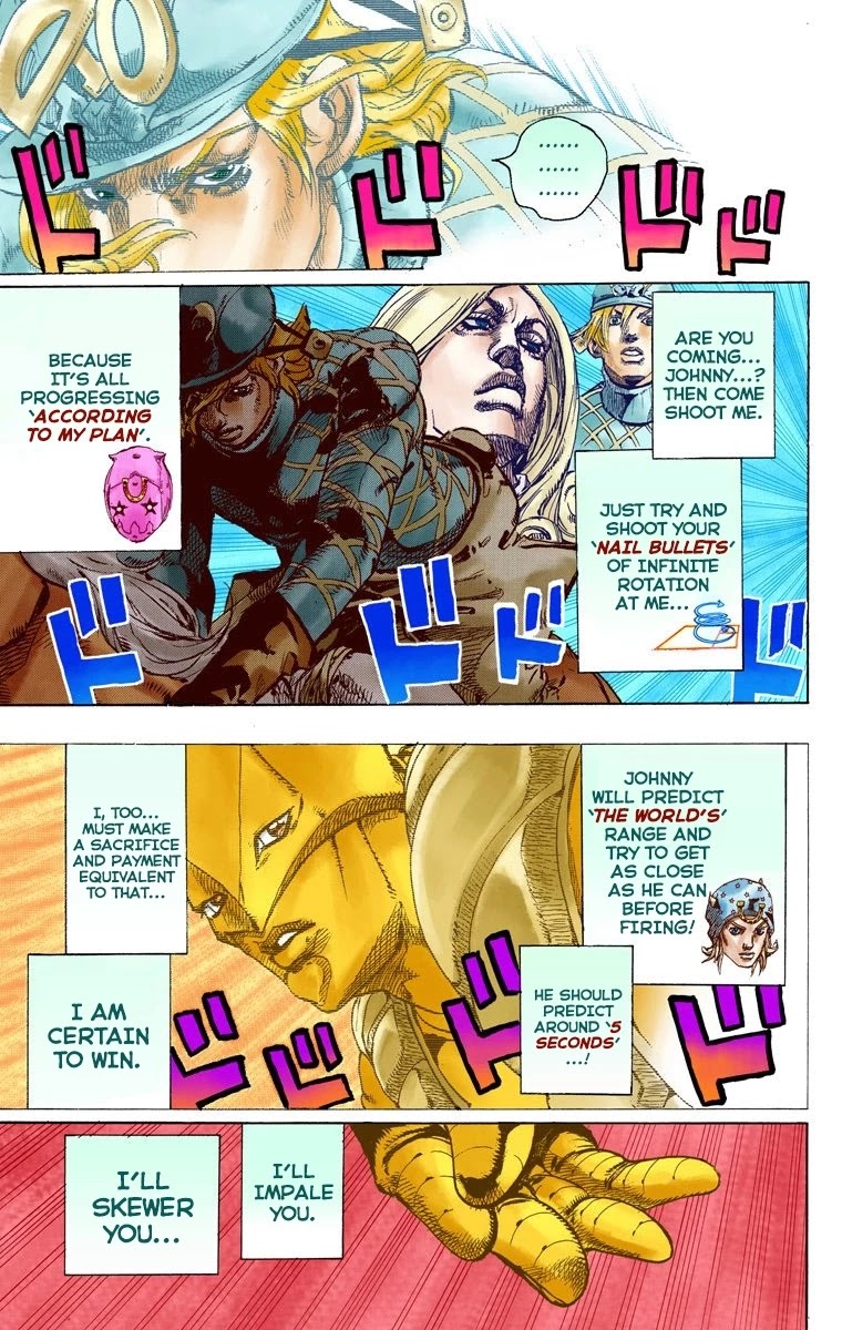 JoJo's Bizarre Adventure Part 7 - Steel Ball Run (Official Colored) chapter 93 page 22