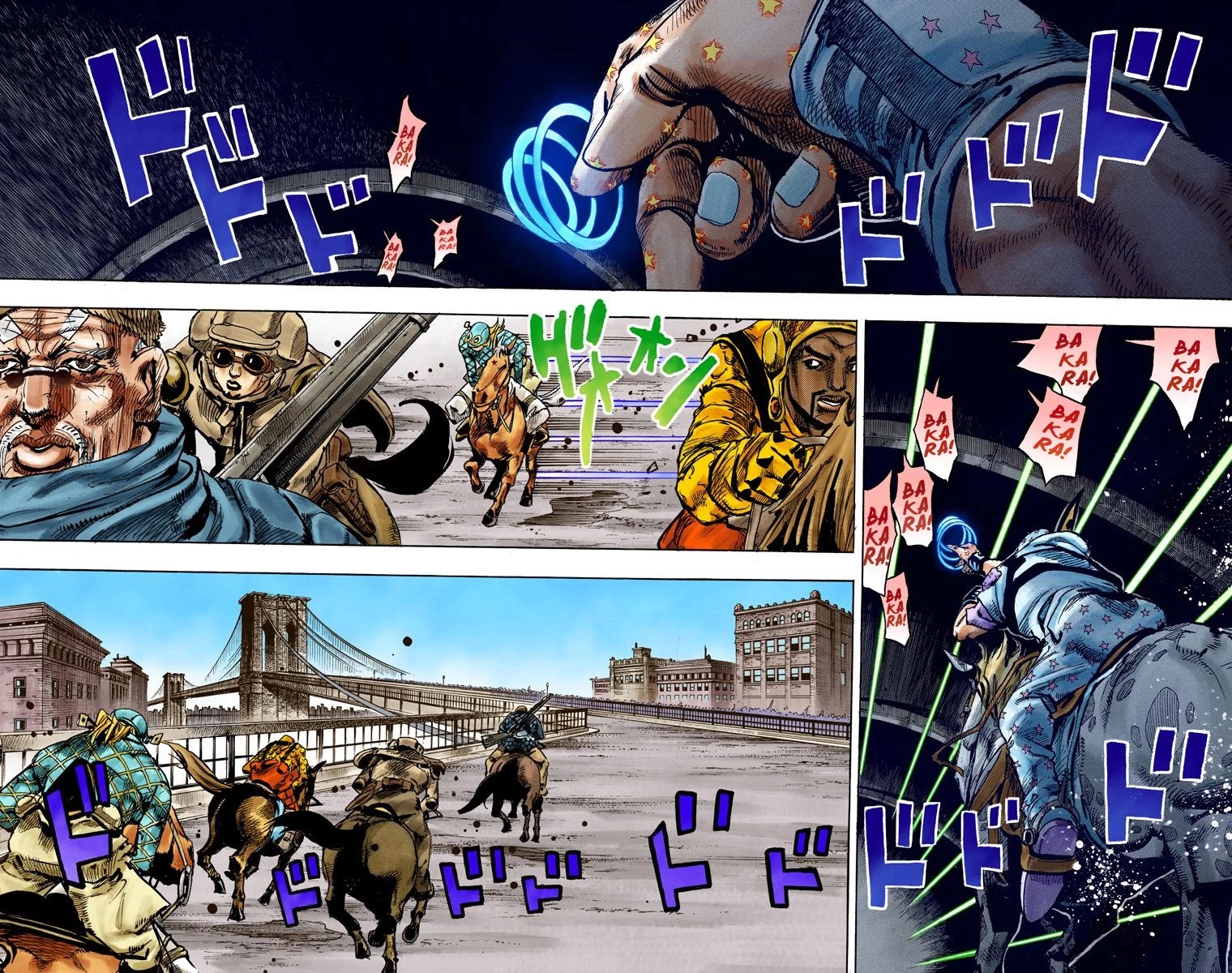 JoJo's Bizarre Adventure Part 7 - Steel Ball Run (Official Colored) chapter 93 page 6