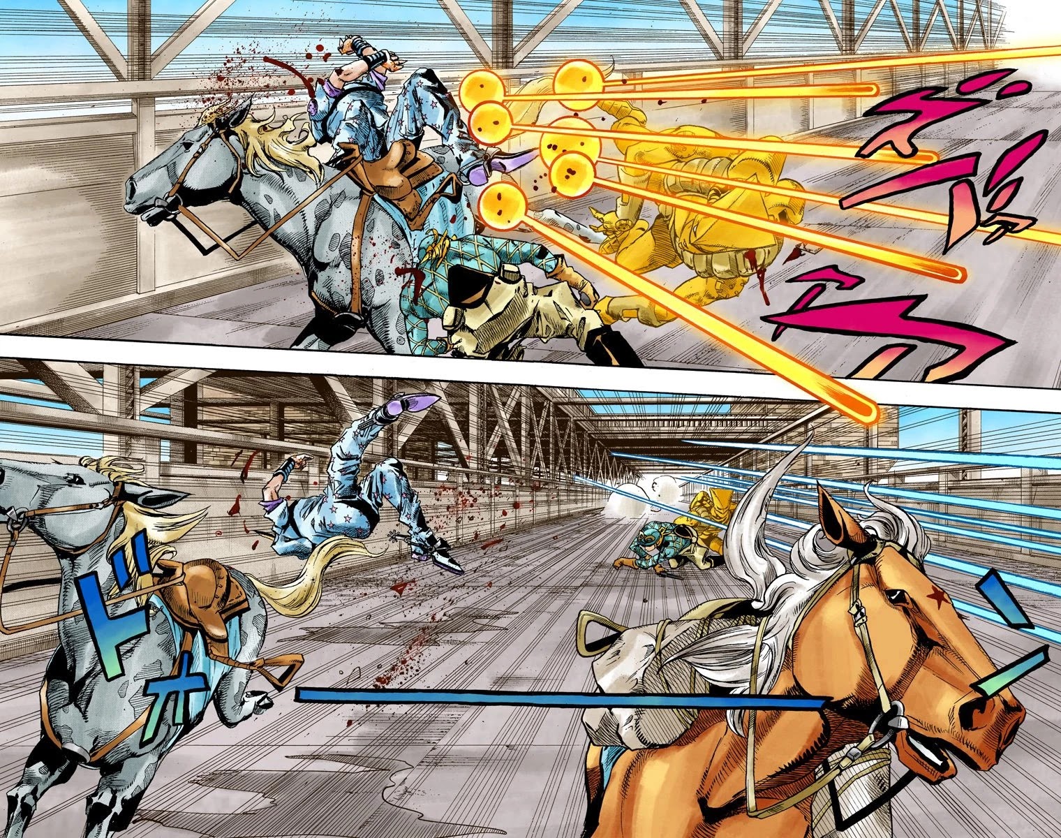 JoJo's Bizarre Adventure Part 7 - Steel Ball Run (Official Colored) chapter 94 page 11