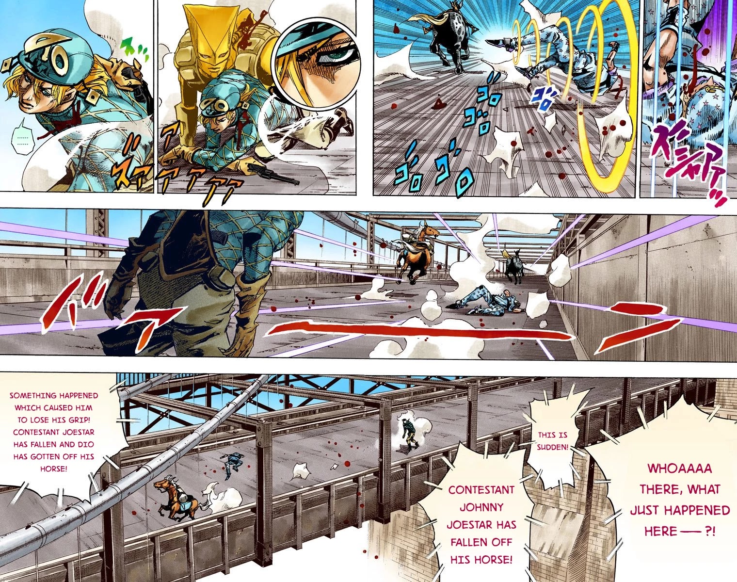 JoJo's Bizarre Adventure Part 7 - Steel Ball Run (Official Colored) chapter 94 page 12