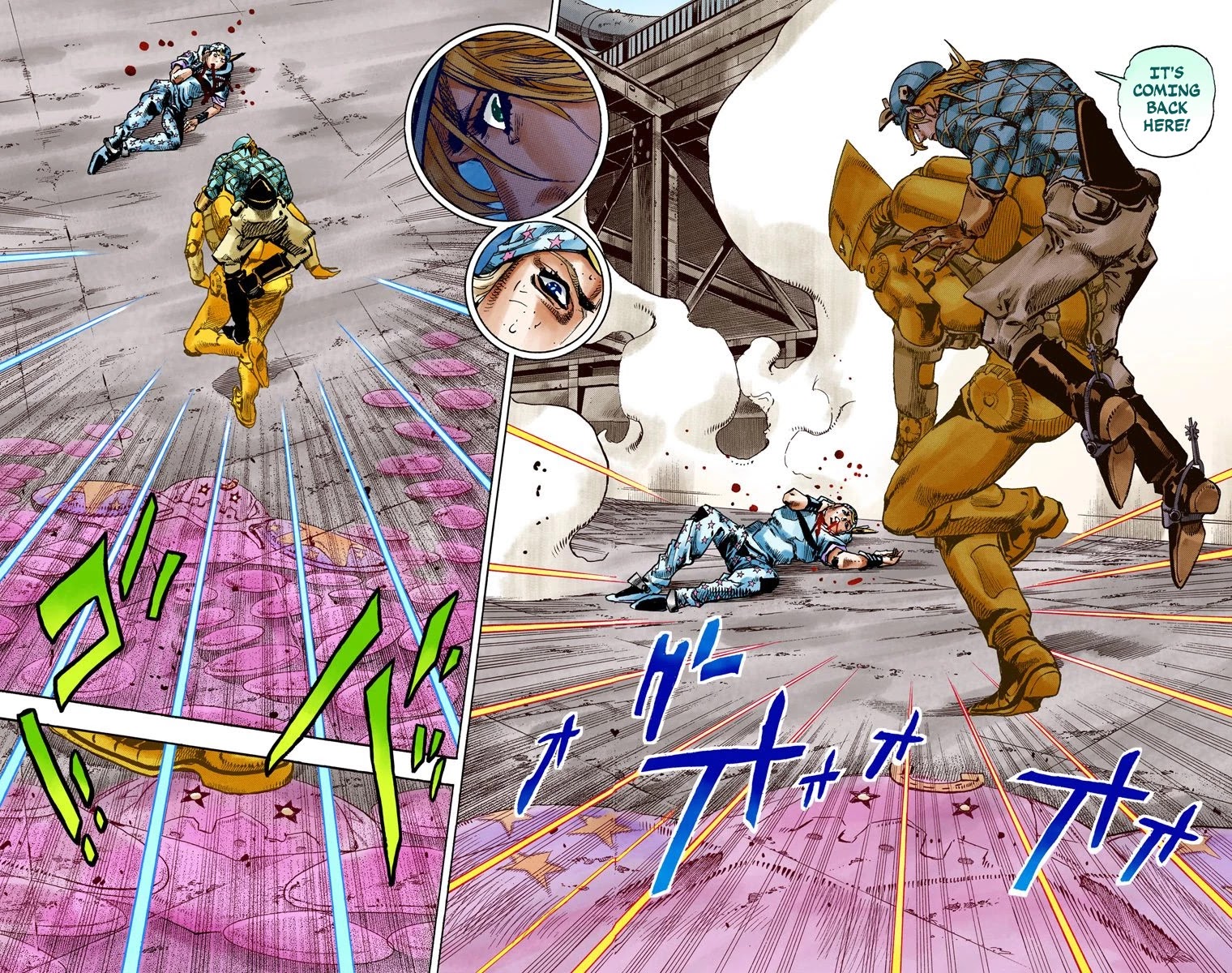 JoJo's Bizarre Adventure Part 7 - Steel Ball Run (Official Colored) chapter 94 page 17