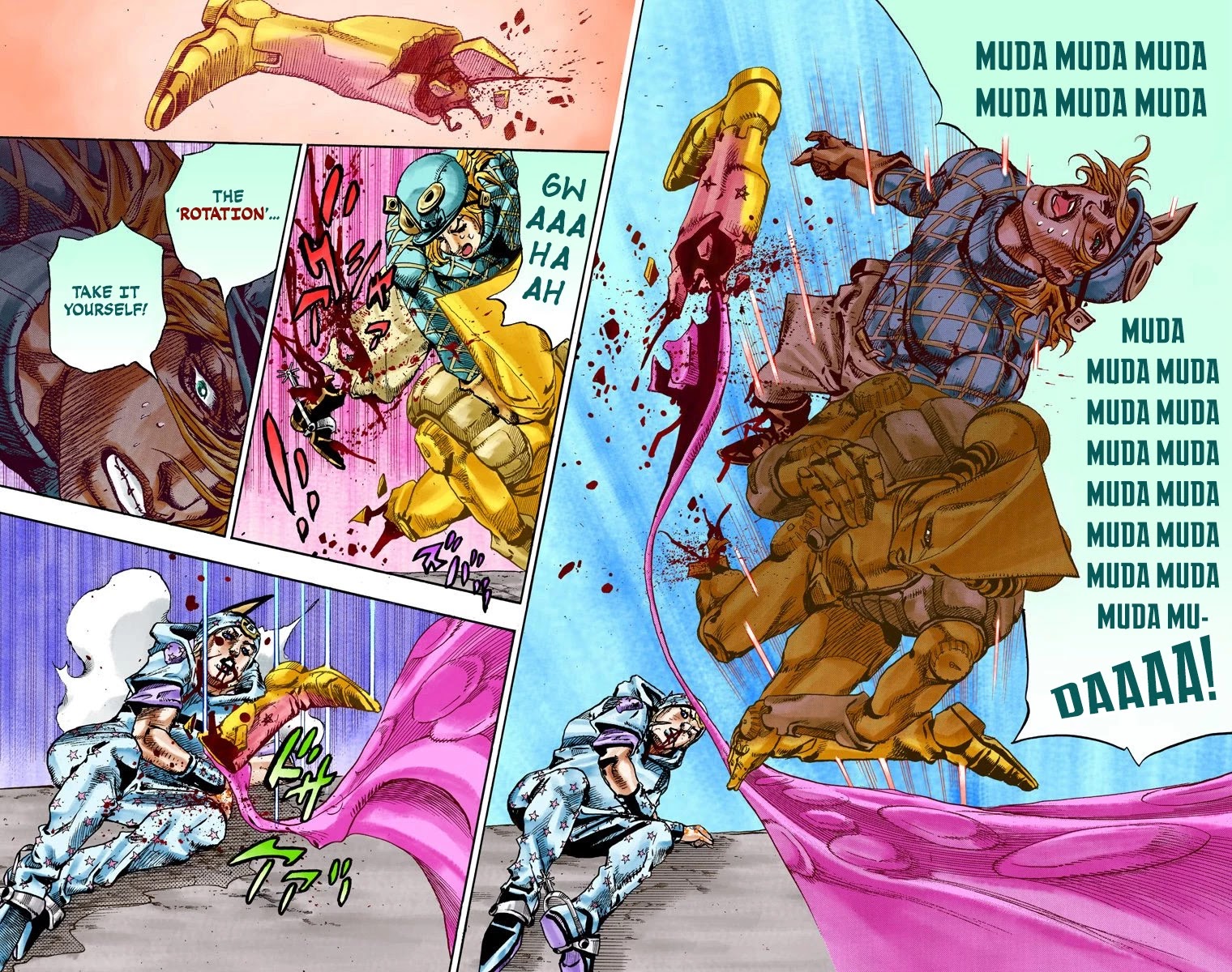 JoJo's Bizarre Adventure Part 7 - Steel Ball Run (Official Colored) chapter 94 page 19