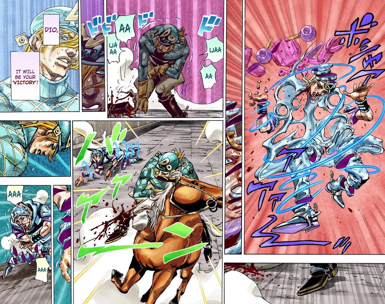 JoJo's Bizarre Adventure Part 7 - Steel Ball Run (Official Colored) chapter 94 page 25