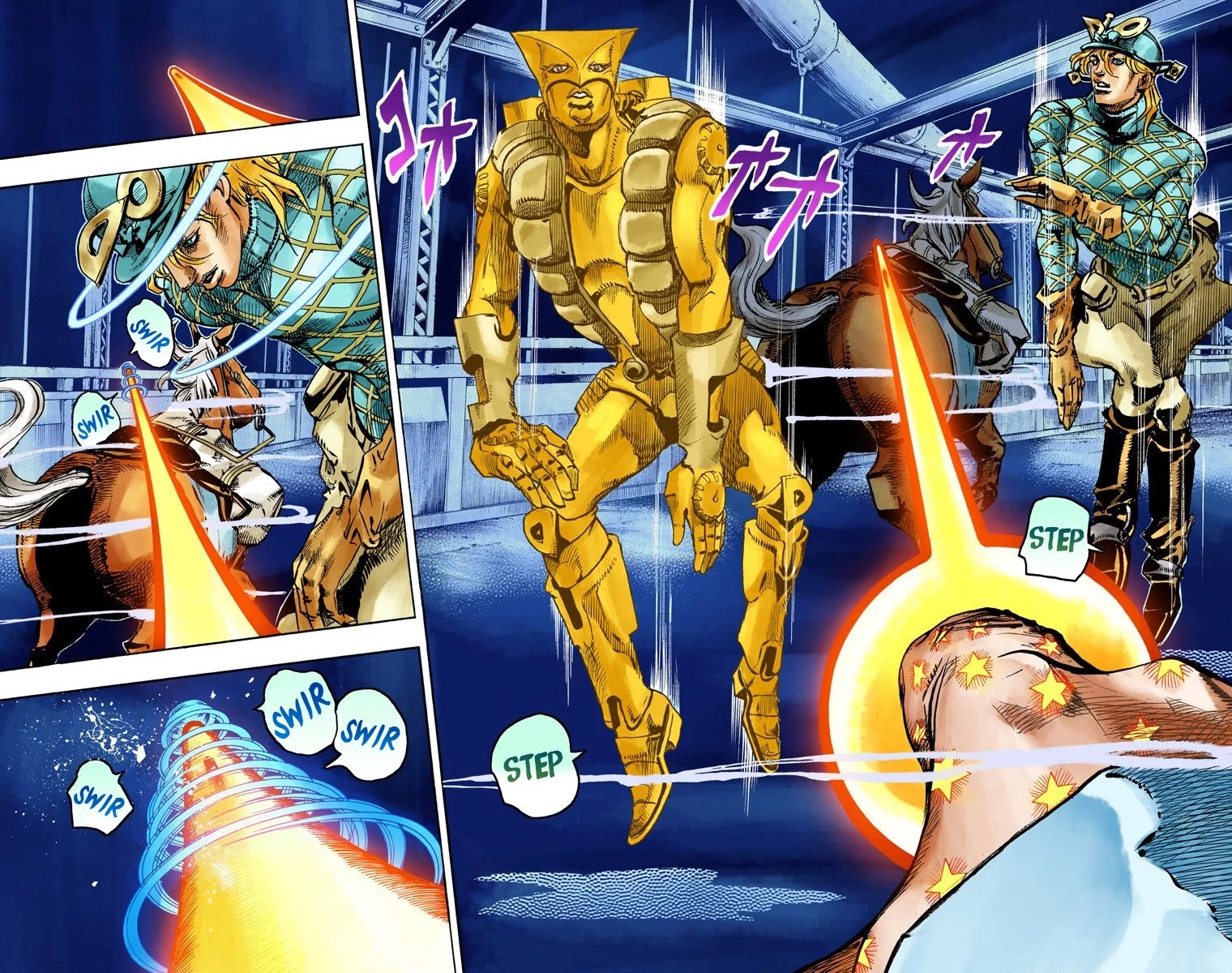 JoJo's Bizarre Adventure Part 7 - Steel Ball Run (Official Colored) chapter 94 page 3