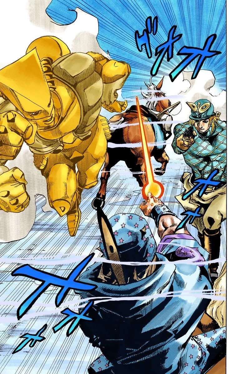 JoJo's Bizarre Adventure Part 7 - Steel Ball Run (Official Colored) chapter 94 page 7