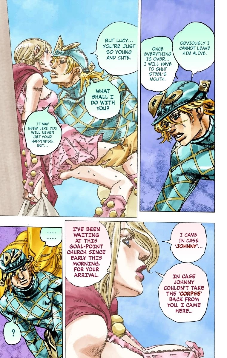 JoJo's Bizarre Adventure Part 7 - Steel Ball Run (Official Colored) chapter 95 page 12