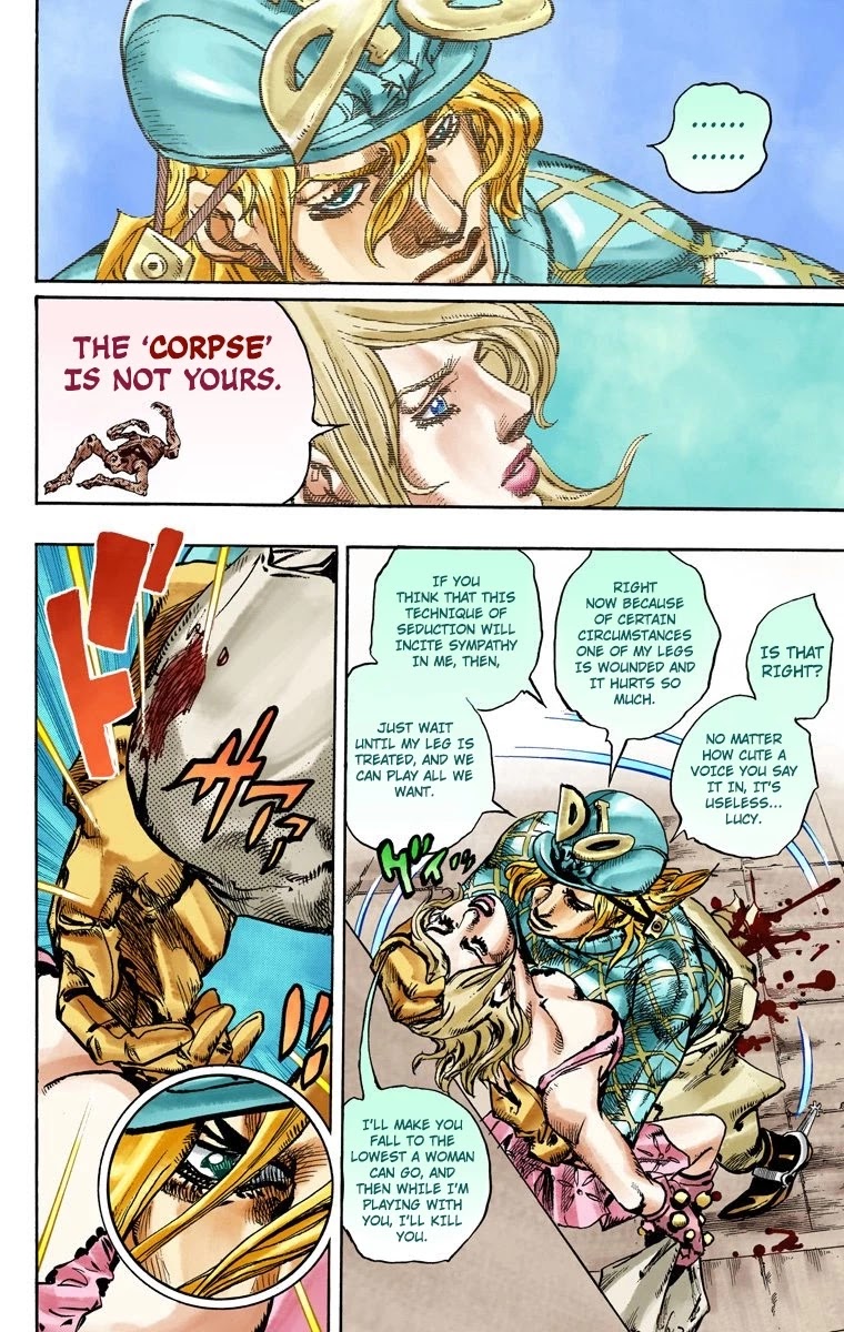 JoJo's Bizarre Adventure Part 7 - Steel Ball Run (Official Colored) chapter 95 page 13