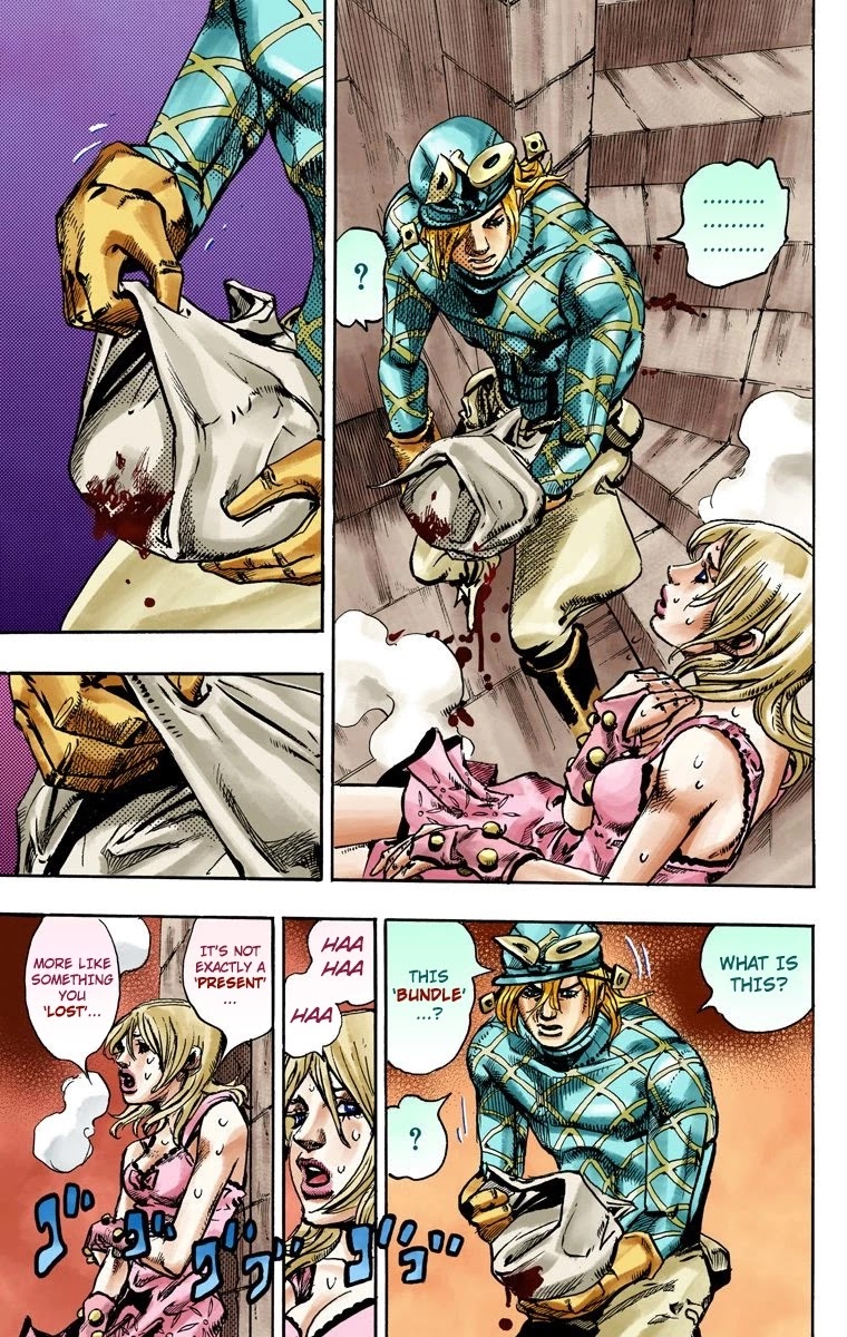 JoJo's Bizarre Adventure Part 7 - Steel Ball Run (Official Colored) chapter 95 page 14