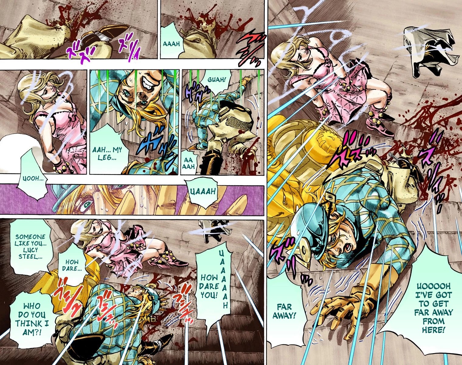 JoJo's Bizarre Adventure Part 7 - Steel Ball Run (Official Colored) chapter 95 page 19