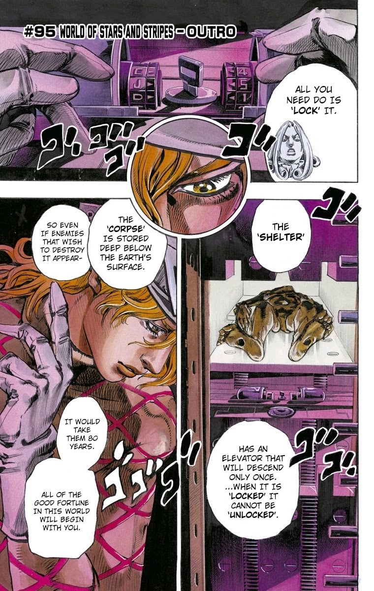 JoJo's Bizarre Adventure Part 7 - Steel Ball Run (Official Colored) chapter 95 page 2