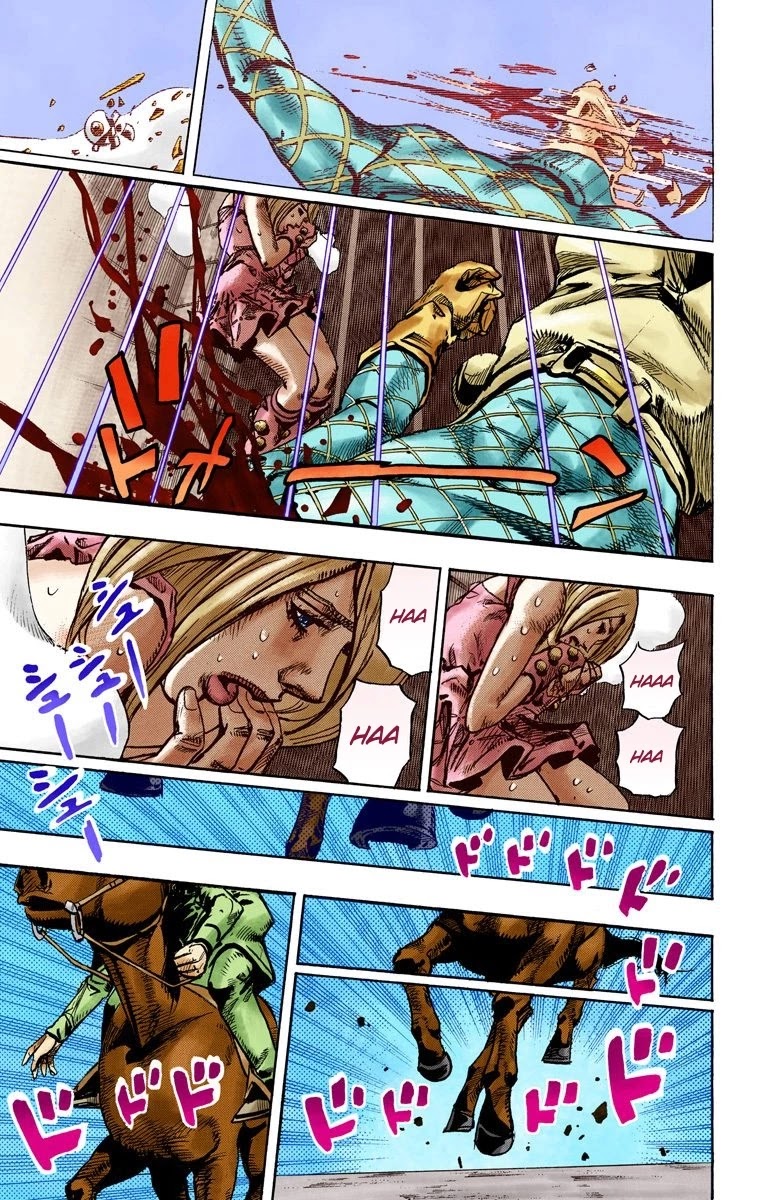 JoJo's Bizarre Adventure Part 7 - Steel Ball Run (Official Colored) chapter 95 page 23