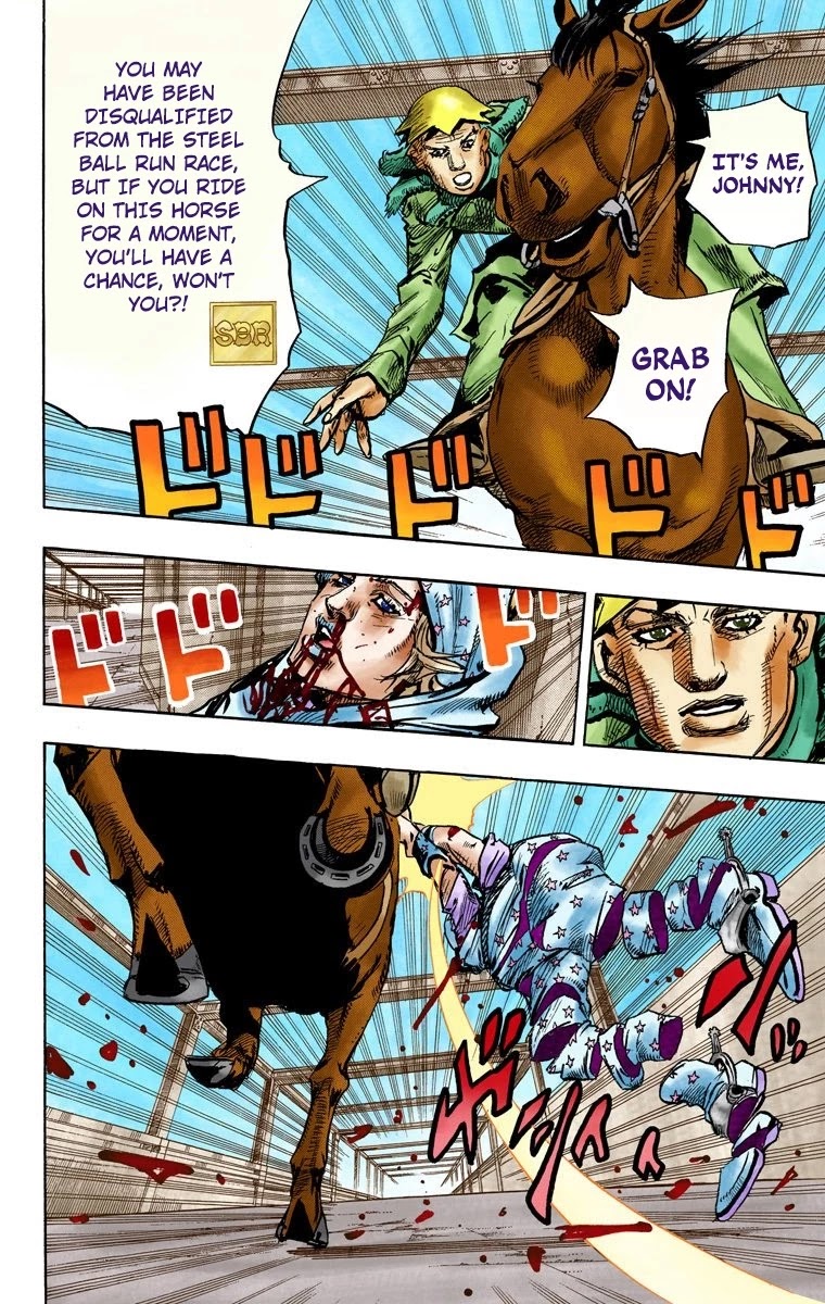 JoJo's Bizarre Adventure Part 7 - Steel Ball Run (Official Colored) chapter 95 page 24