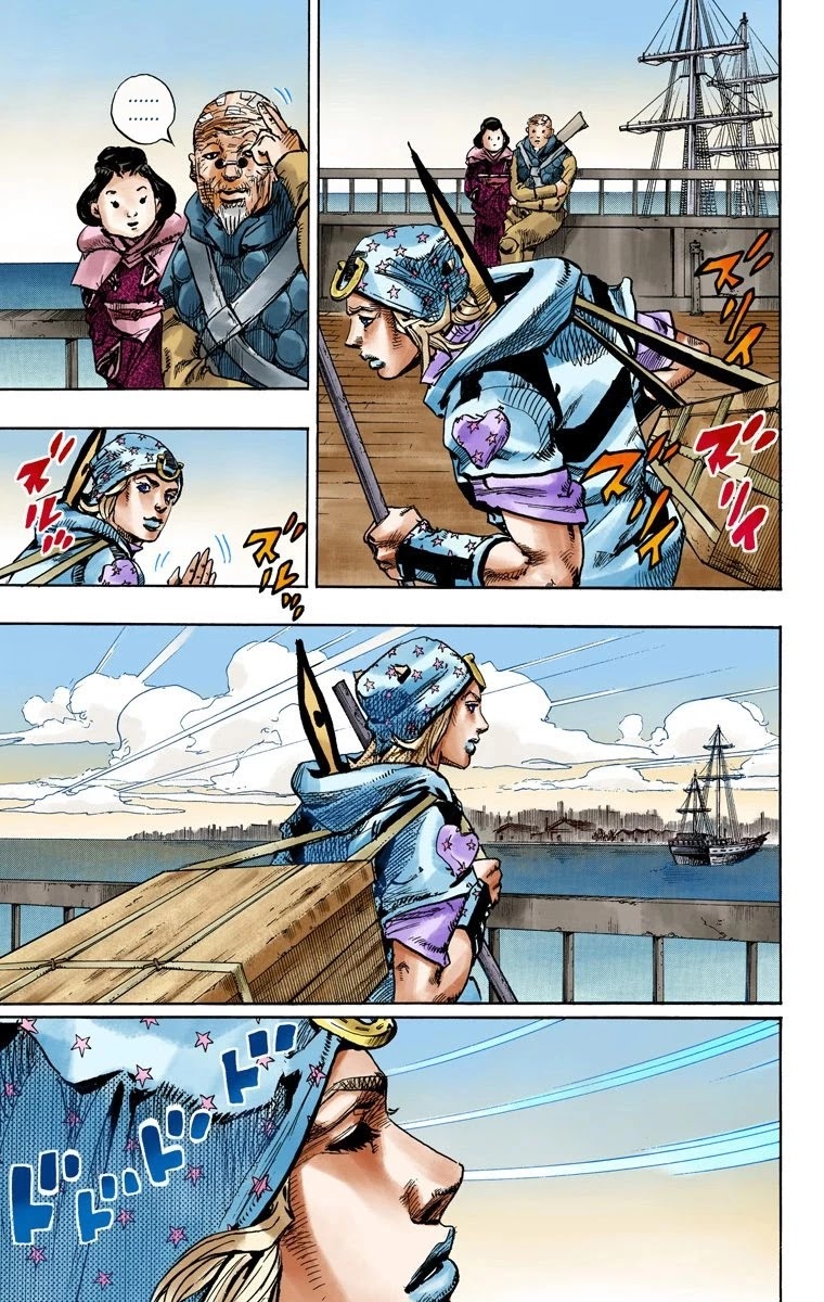 JoJo's Bizarre Adventure Part 7 - Steel Ball Run (Official Colored) chapter 95 page 38