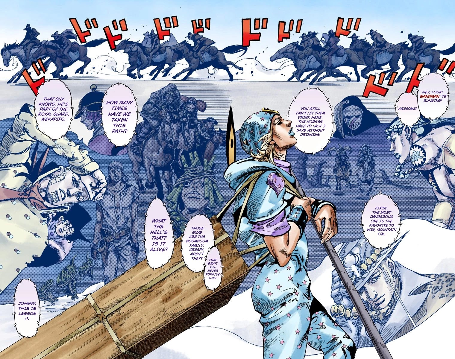 JoJo's Bizarre Adventure Part 7 - Steel Ball Run (Official Colored) chapter 95 page 39