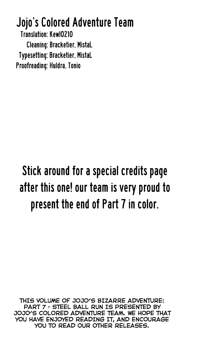 JoJo's Bizarre Adventure Part 7 - Steel Ball Run (Official Colored) chapter 95 page 44