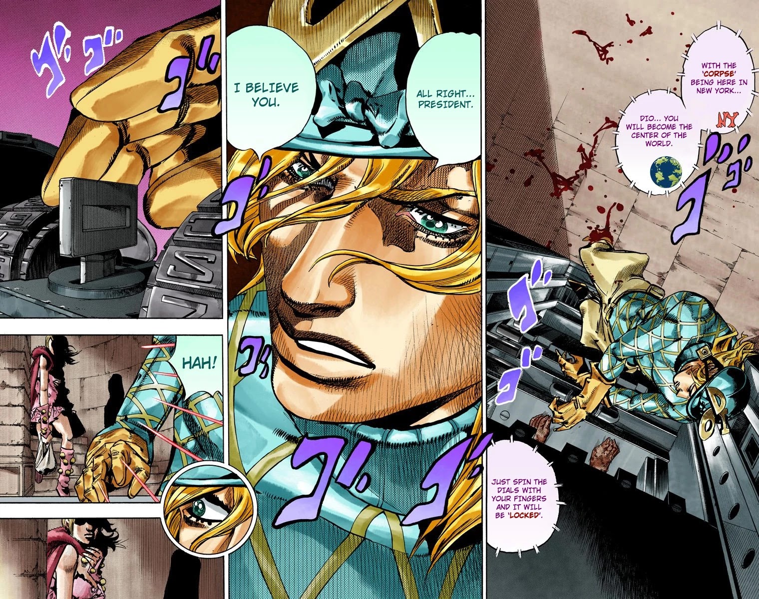 JoJo's Bizarre Adventure Part 7 - Steel Ball Run (Official Colored) chapter 95 page 7