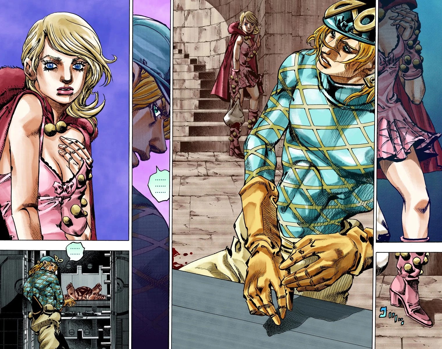 JoJo's Bizarre Adventure Part 7 - Steel Ball Run (Official Colored) chapter 95 page 8