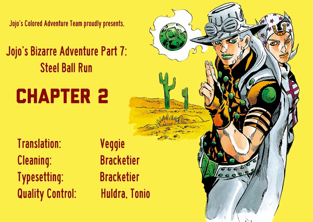 JoJo's Bizarre Adventure Part 7 - Steel Ball Run (Official Colored) chapter 2 page 29