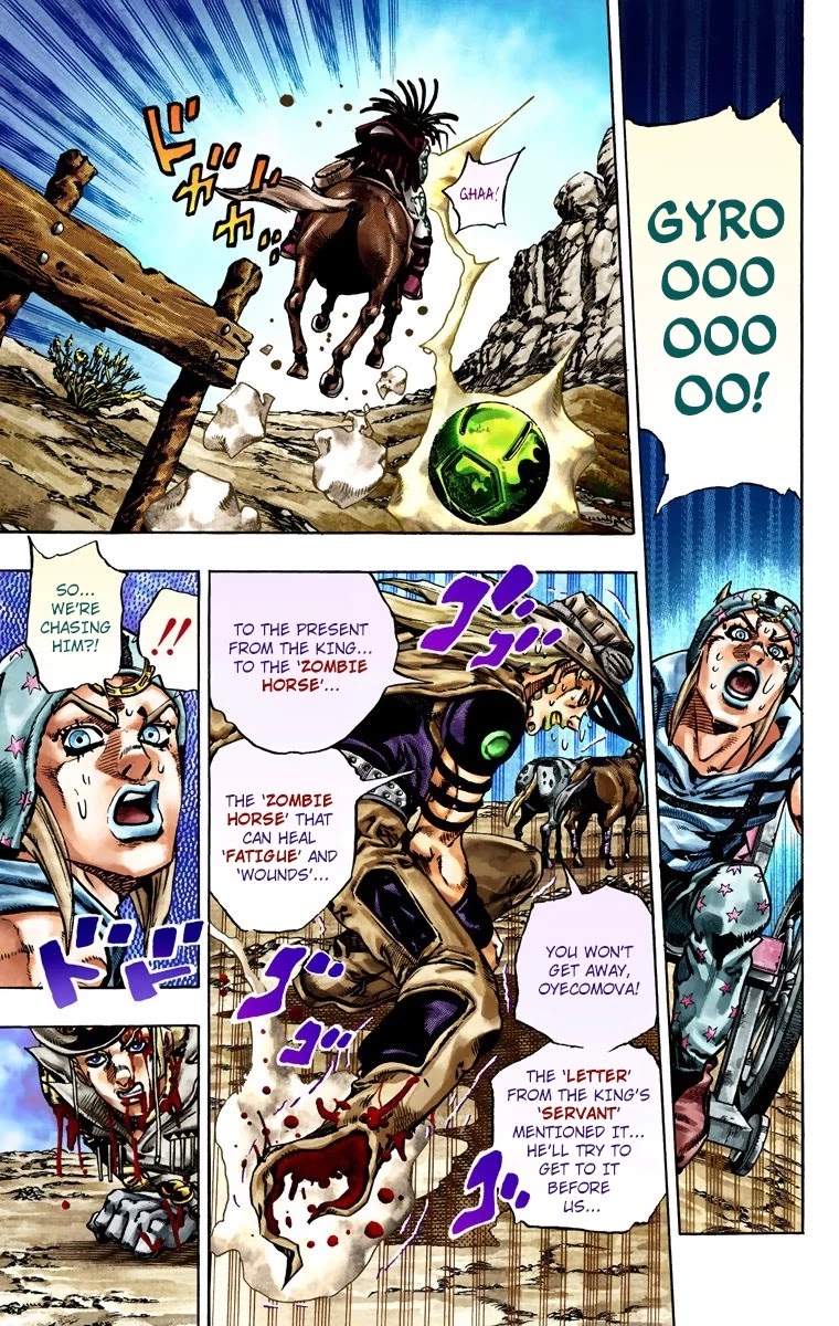 JoJo's Bizarre Adventure Part 7 - Steel Ball Run (Official Colored) chapter 22 page 35