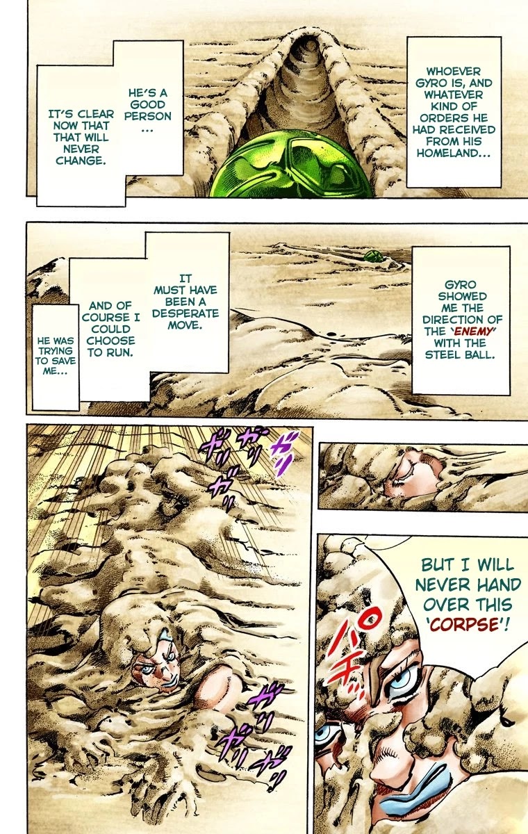 JoJo's Bizarre Adventure Part 7 - Steel Ball Run (Official Colored) chapter 26 page 52