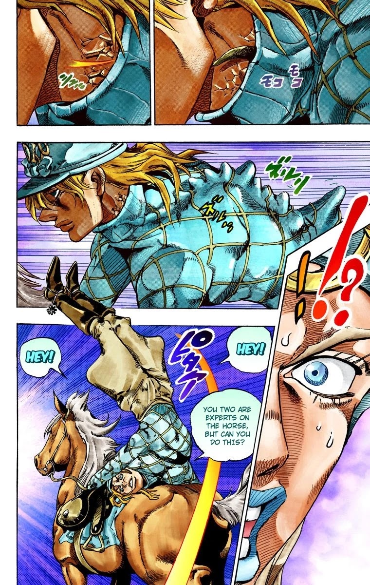 JoJo's Bizarre Adventure Part 7 - Steel Ball Run (Official Colored) chapter 28 page 36