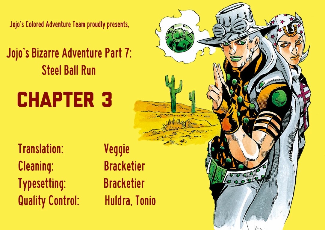 JoJo's Bizarre Adventure Part 7 - Steel Ball Run (Official Colored) chapter 3 page 32