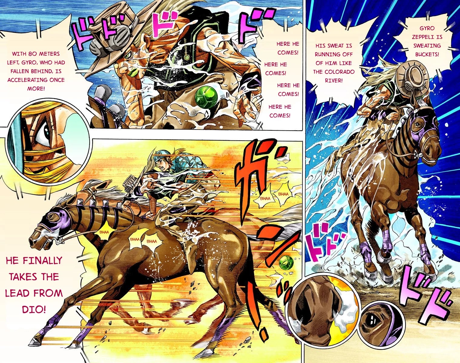 JoJo's Bizarre Adventure Part 7 - Steel Ball Run (Official Colored) chapter 32 page 33