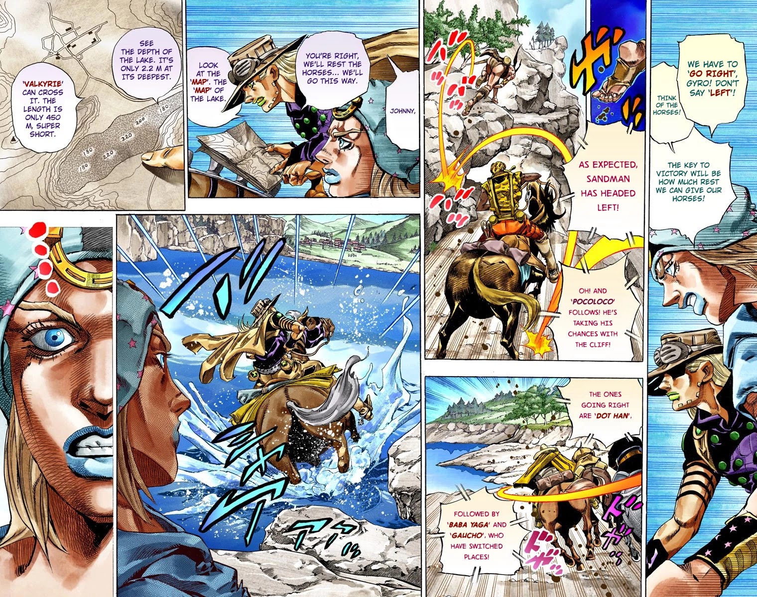 JoJo's Bizarre Adventure Part 7 - Steel Ball Run (Official Colored) chapter 32 page 8
