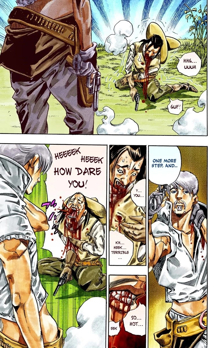 JoJo's Bizarre Adventure Part 7 - Steel Ball Run (Official Colored) chapter 33 page 52
