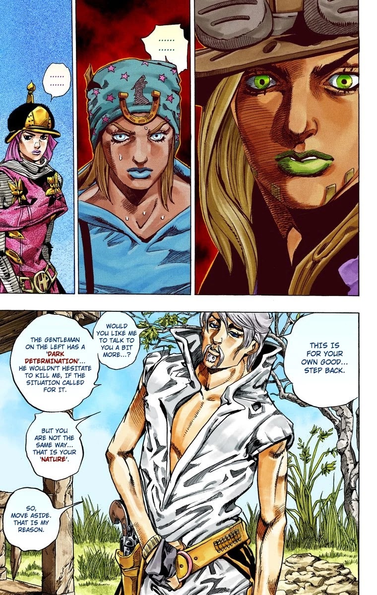 JoJo's Bizarre Adventure Part 7 - Steel Ball Run (Official Colored) chapter 34 page 23