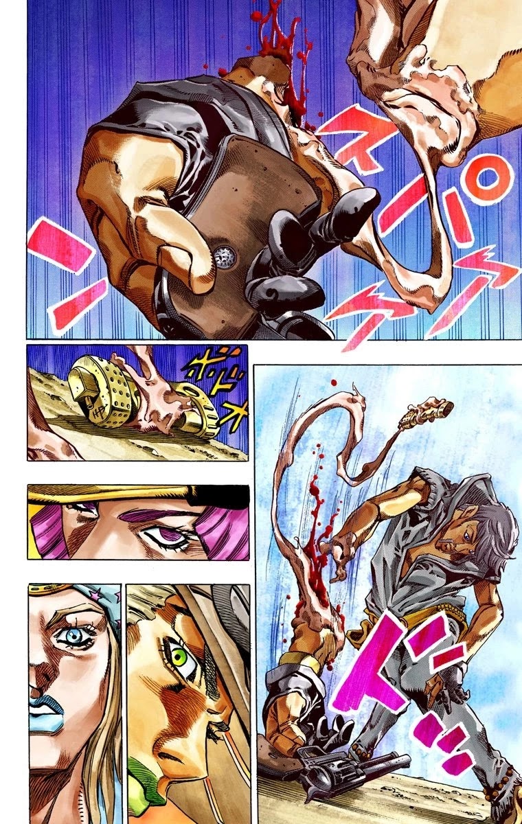 JoJo's Bizarre Adventure Part 7 - Steel Ball Run (Official Colored) chapter 34 page 35