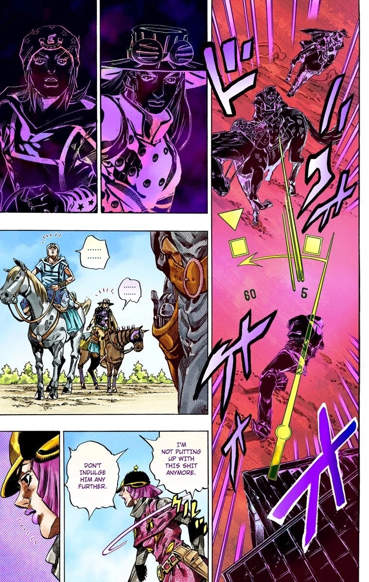 JoJo's Bizarre Adventure Part 7 - Steel Ball Run (Official Colored) chapter 34 page 38