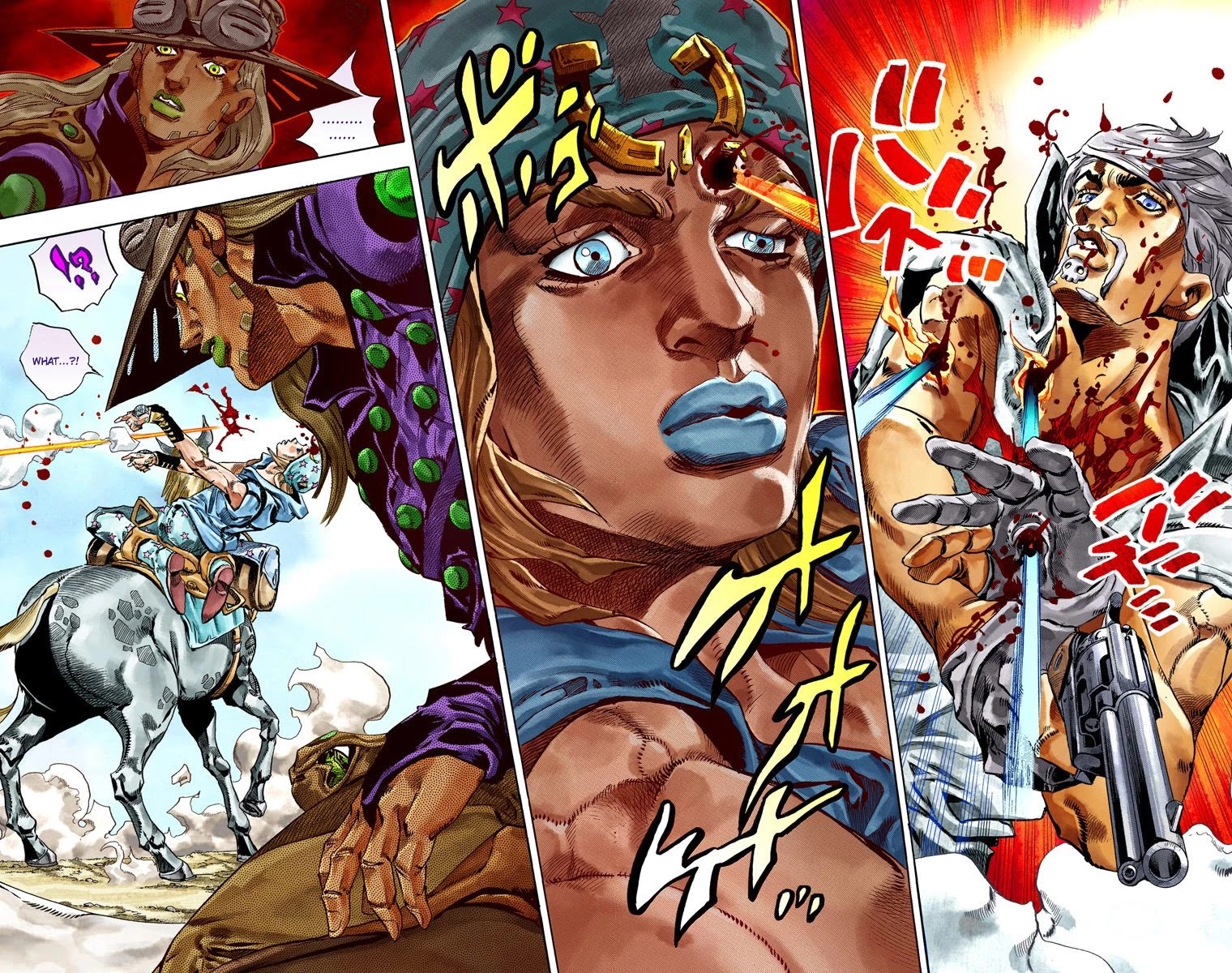 JoJo's Bizarre Adventure Part 7 - Steel Ball Run (Official Colored) chapter 34 page 44