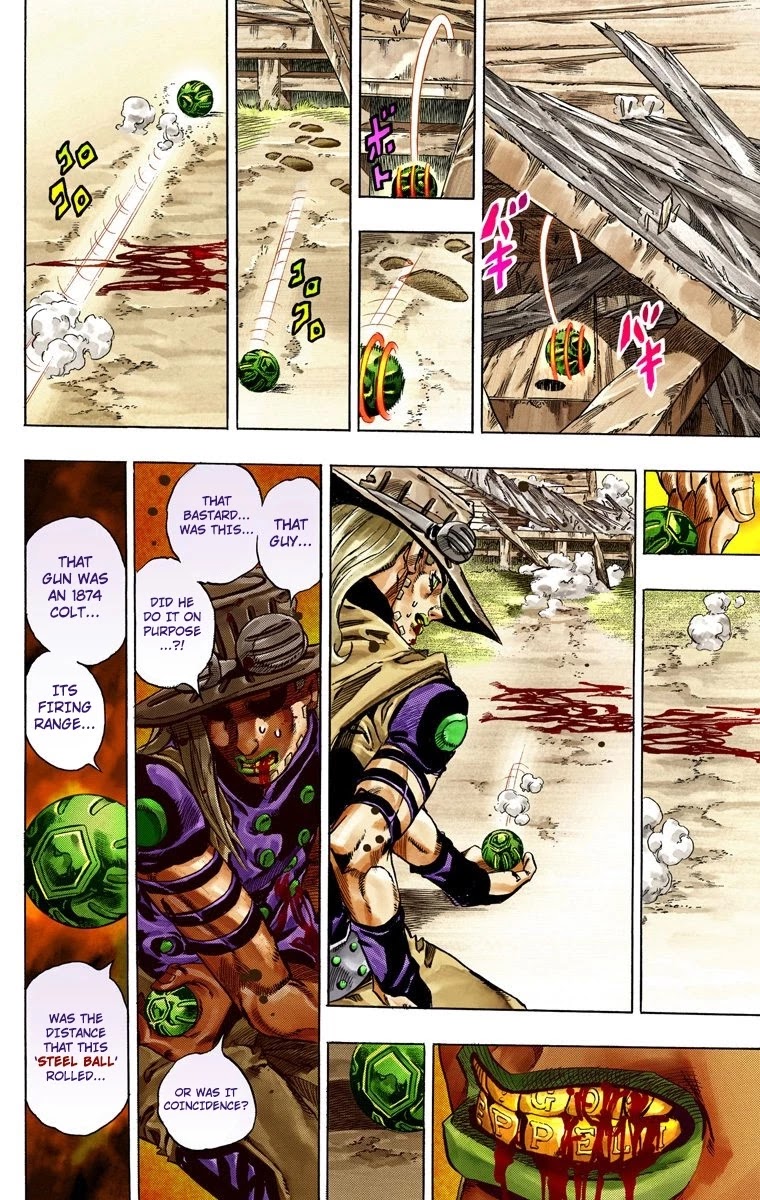 JoJo's Bizarre Adventure Part 7 - Steel Ball Run (Official Colored) chapter 34 page 53