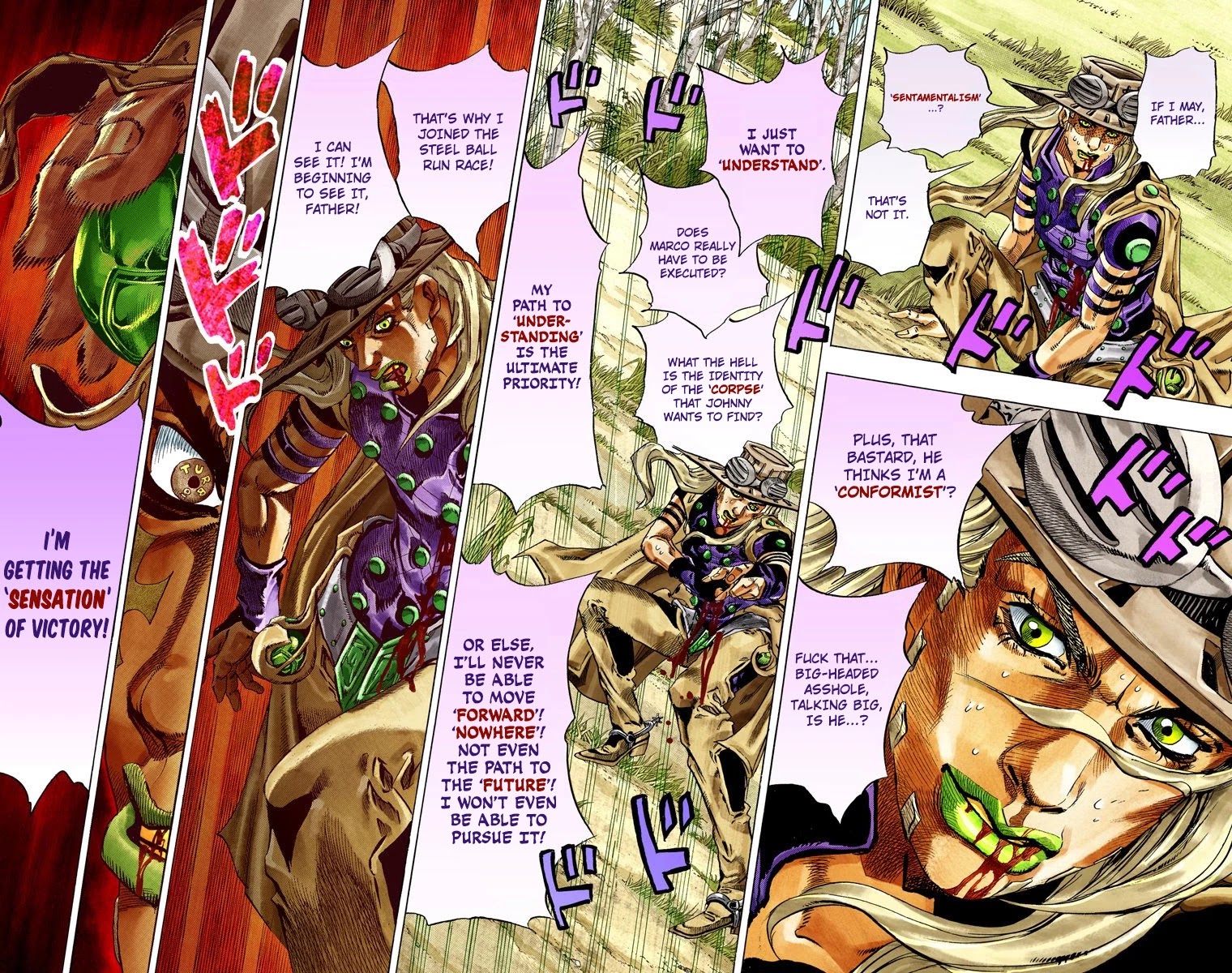 JoJo's Bizarre Adventure Part 7 - Steel Ball Run (Official Colored) chapter 35 page 18
