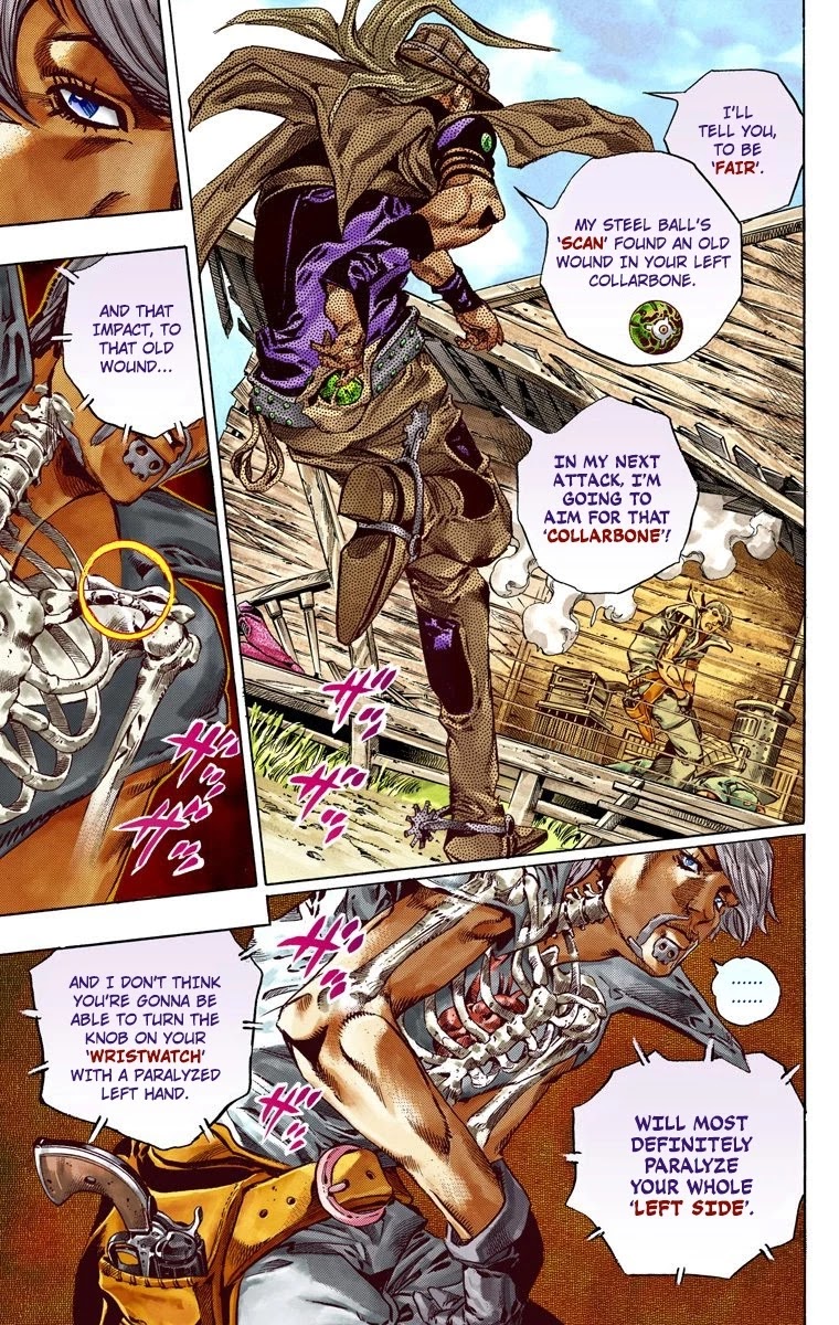 JoJo's Bizarre Adventure Part 7 - Steel Ball Run (Official Colored) chapter 35 page 24