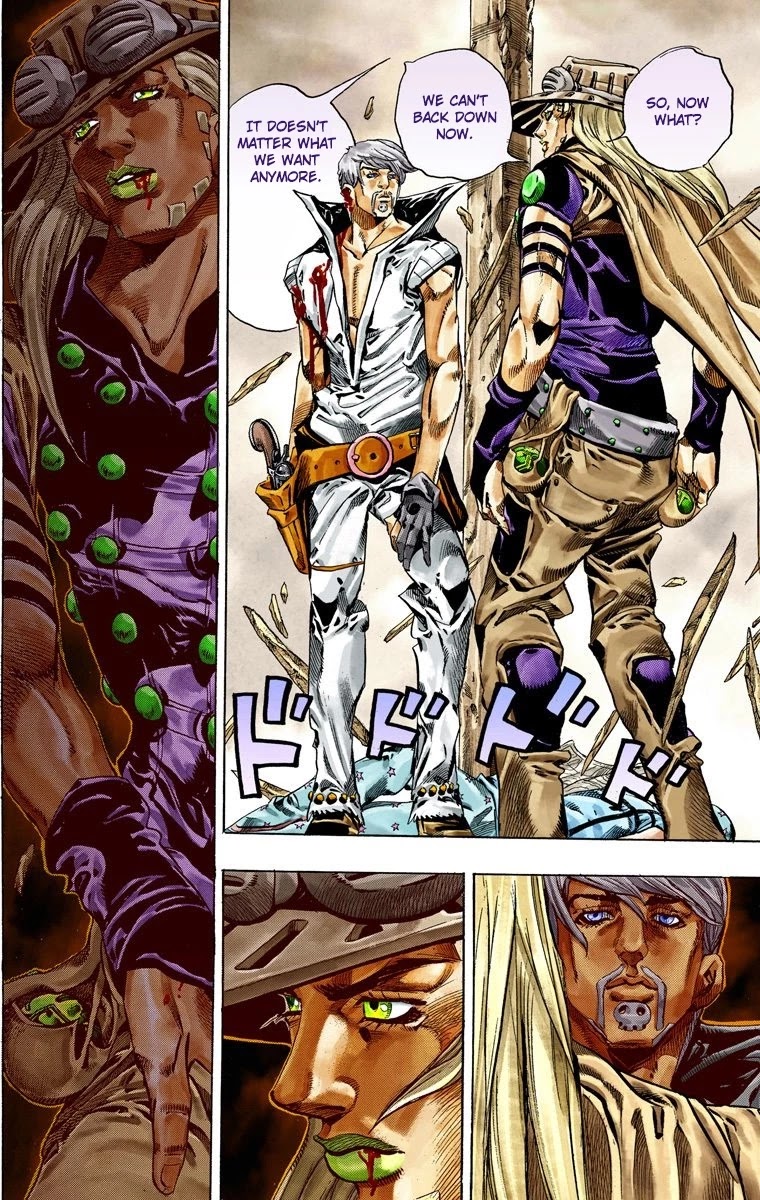 JoJo's Bizarre Adventure Part 7 - Steel Ball Run (Official Colored) chapter 35 page 28
