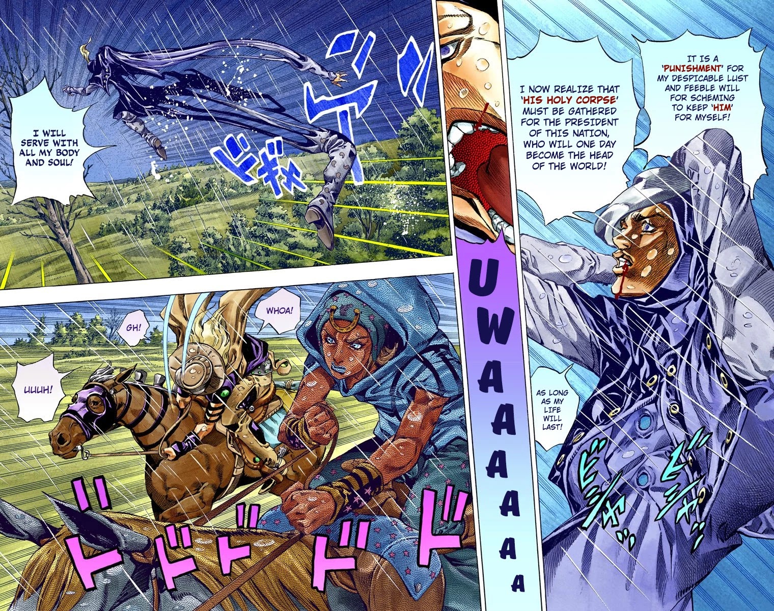 JoJo's Bizarre Adventure Part 7 - Steel Ball Run (Official Colored) chapter 38 page 18
