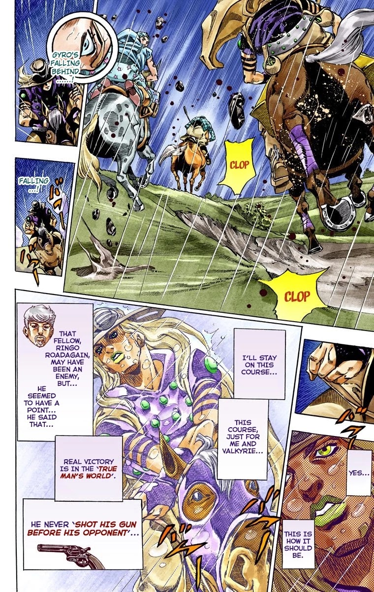 JoJo's Bizarre Adventure Part 7 - Steel Ball Run (Official Colored) chapter 38 page 38