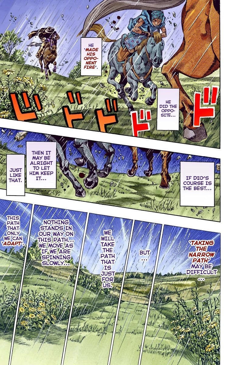 JoJo's Bizarre Adventure Part 7 - Steel Ball Run (Official Colored) chapter 38 page 39