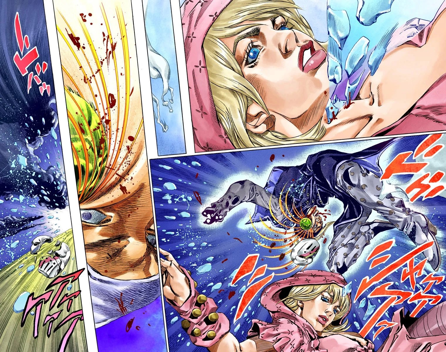 JoJo's Bizarre Adventure Part 7 - Steel Ball Run (Official Colored) chapter 39 page 45