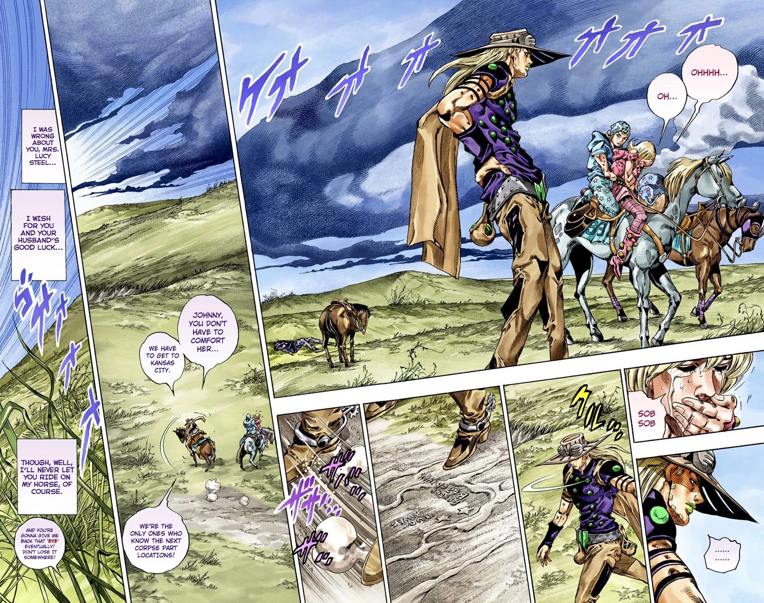 JoJo's Bizarre Adventure Part 7 - Steel Ball Run (Official Colored) chapter 40 page 33