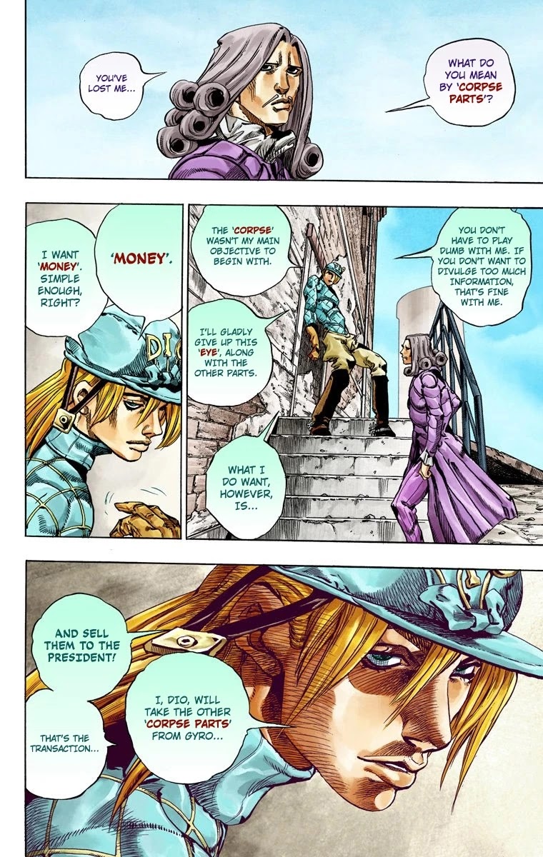 JoJo's Bizarre Adventure Part 7 - Steel Ball Run (Official Colored) chapter 40 page 38