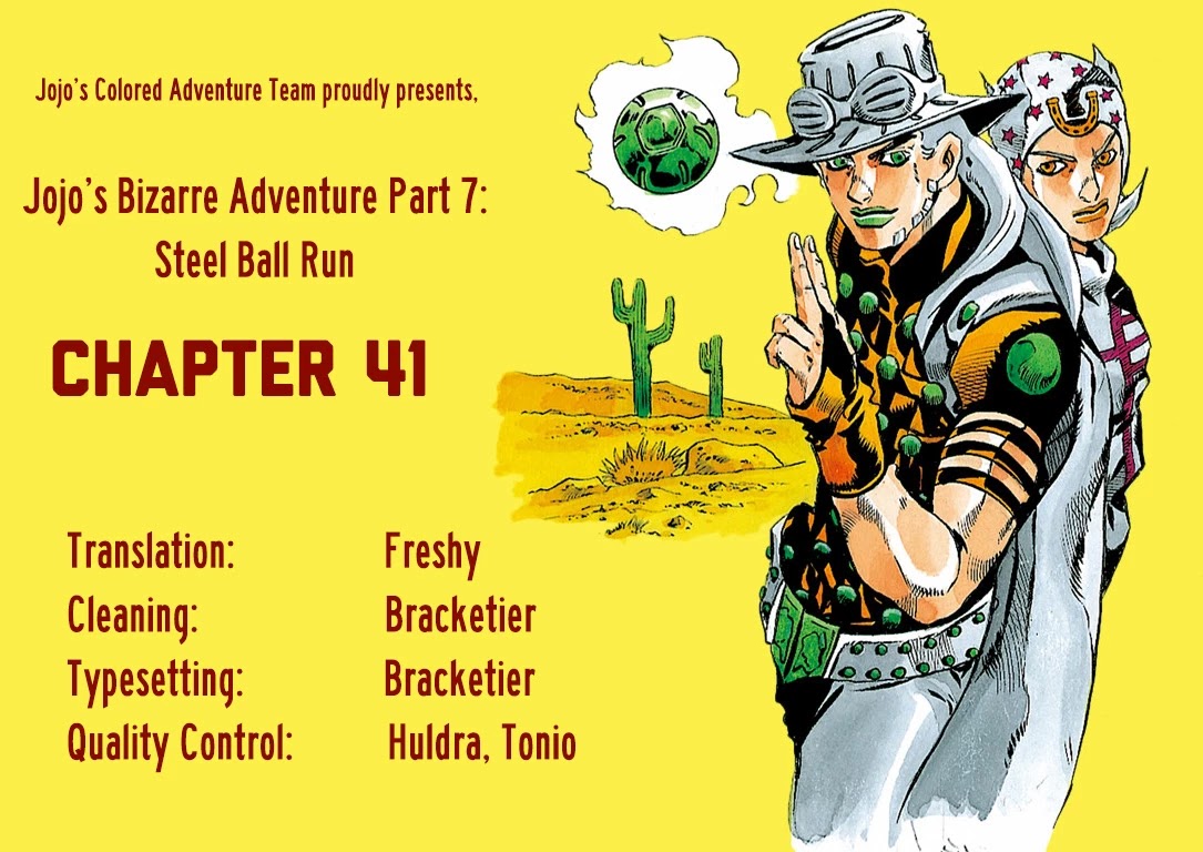 JoJo's Bizarre Adventure Part 7 - Steel Ball Run (Official Colored) chapter 41 page 36